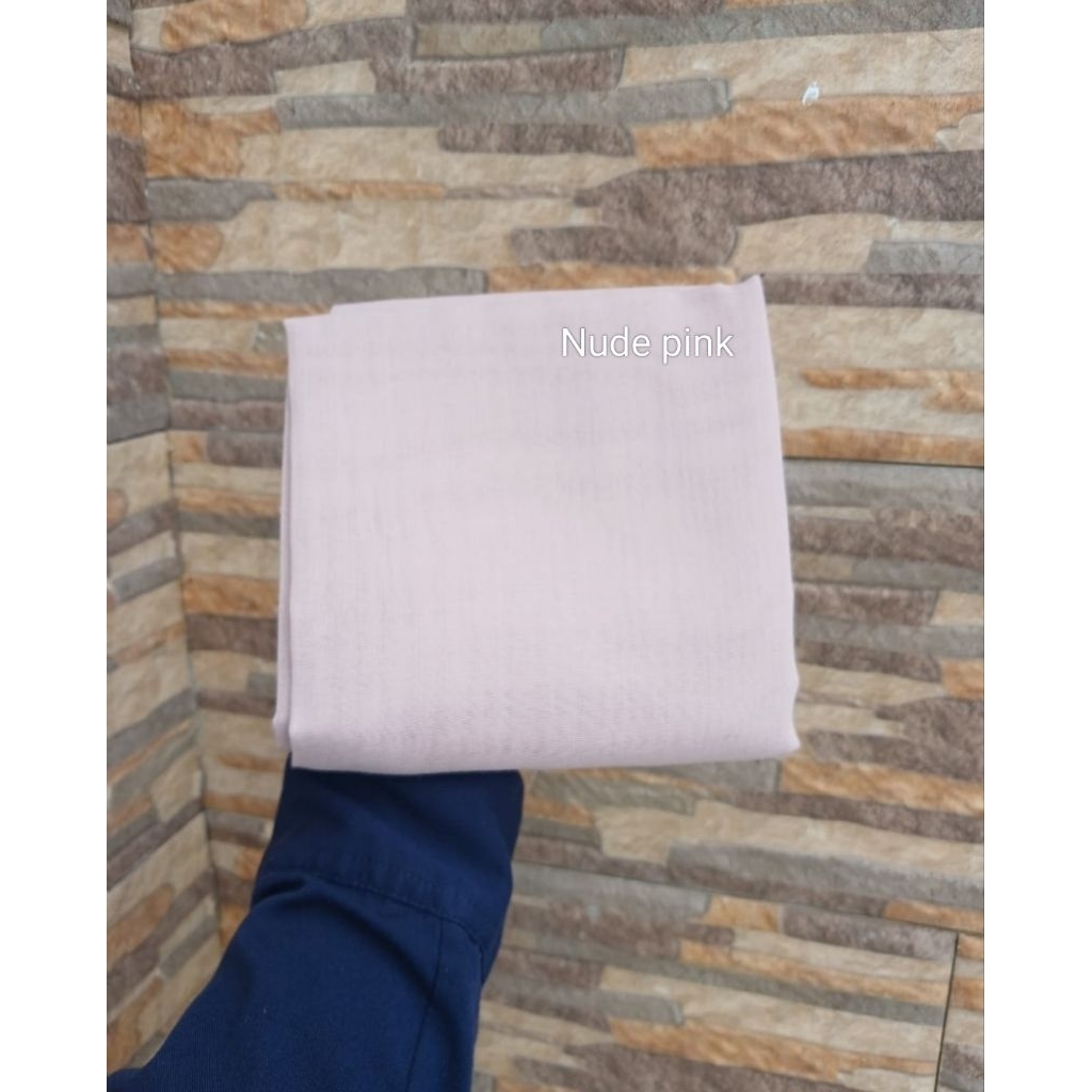 Promo Hijab Paris Jadul Warna Nude Pink