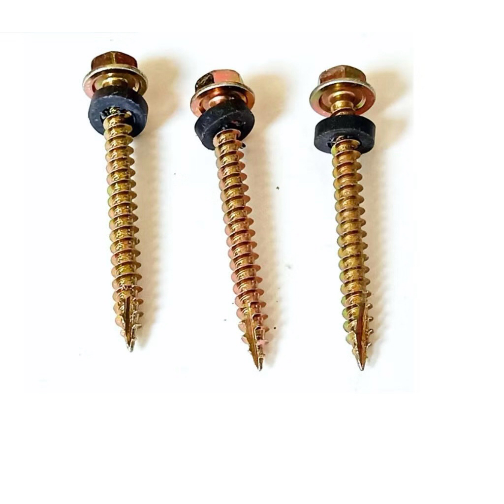 50 Pcs Baut Sekrup Drilling Roffing Kayu  Screw 12x50 (5cm) & 12x75 (7,5cm) Kunci 8 - Kualitas Bagus