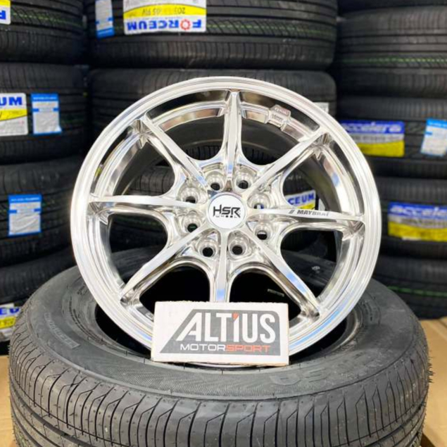 Pelek Mobil Ring 15 Original HSR Type MAYBRAT Velg Racing R15 Untuk Brio Veloz Xenia Avanza City