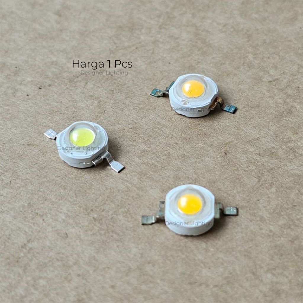 Lampu mata chip led 1 watt warm white 2700K 3000K 6000K hpl 1w