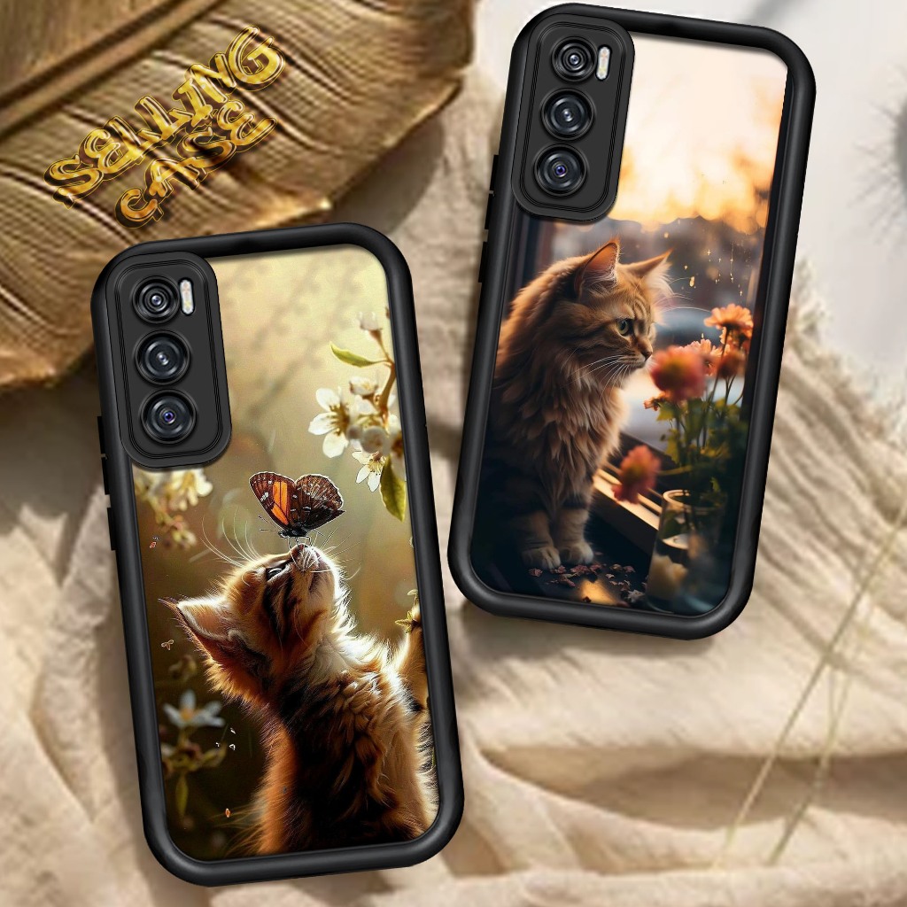 Case VIVO V20 SE Motif ( KUCING) Cover Handphone Softcase Glossy Anti Jamur