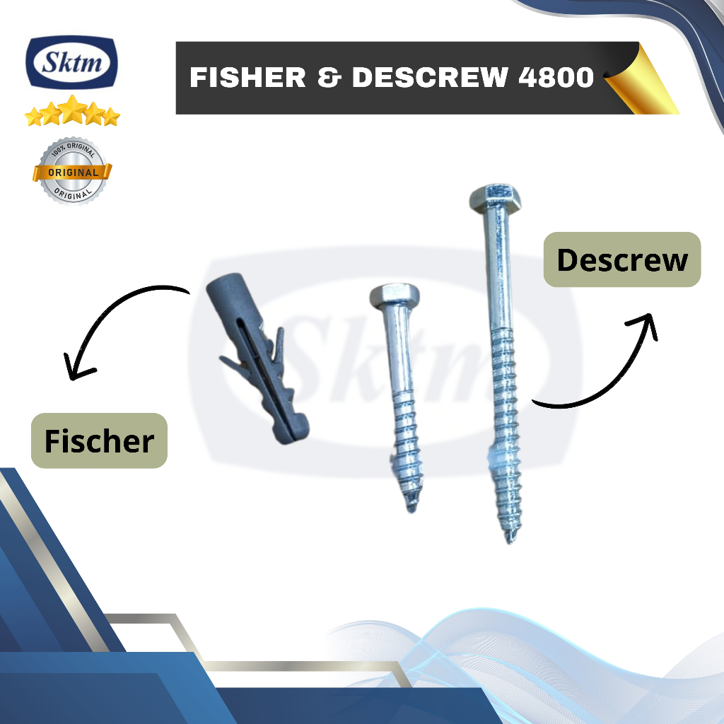 Fisher & Descrew 4800 Komponen Pintu Garasi Sliding Tikung Lipat Non Merek