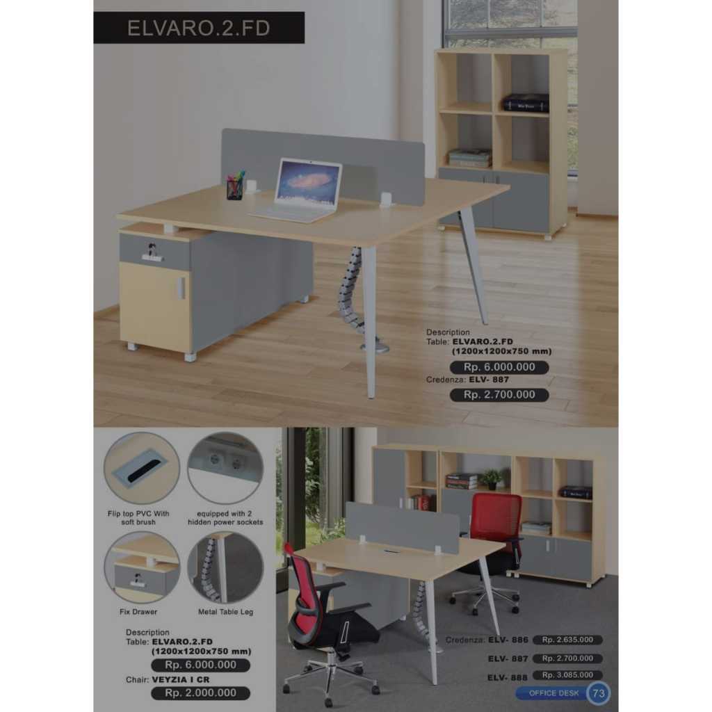 Meja Kantor / Meja Kerja / Partisi Meja Kerja / Kursi Kantor / Lemari Buku / Lemari arsip / lemari d