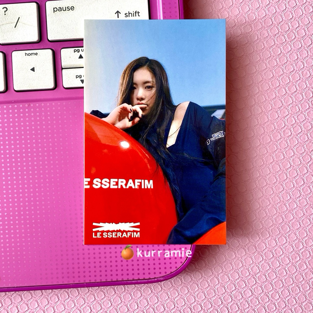 (clearance sale) official photocard kim garam ex le sserafim pob UMS sticker era fearless debut (ben