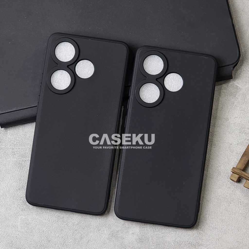 Poco F3 Poco F4 5G Poco F4 GT 5G Poco F5 5G Poco F6 5G Case Softcase Candy Macaron Square Black Polo