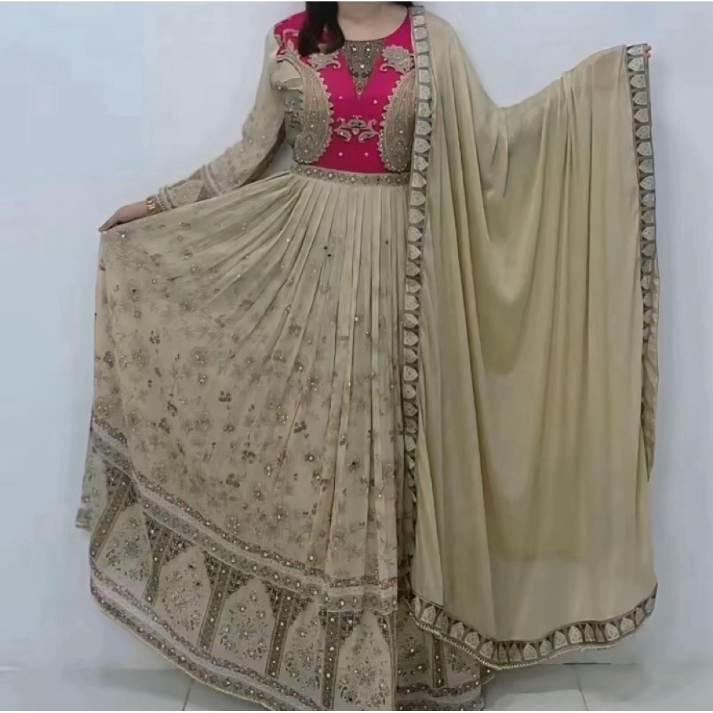 Dress wanita asli india viral cream