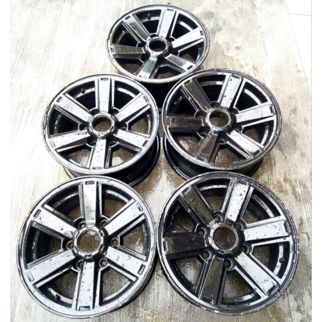 Velg OEM Ford ring 15x7 inch lobang 6 pcd 139.7 (Non DOP) Normal dan Tubeles  Ford Everest Ranger L2