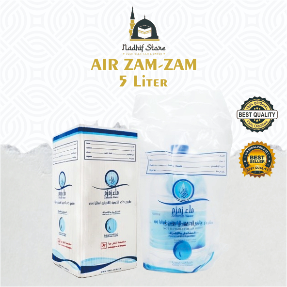 Air ZamZam 5 liter 100% Original I Air ZamZam 5 liter Barcode I Air ZamZam Asli