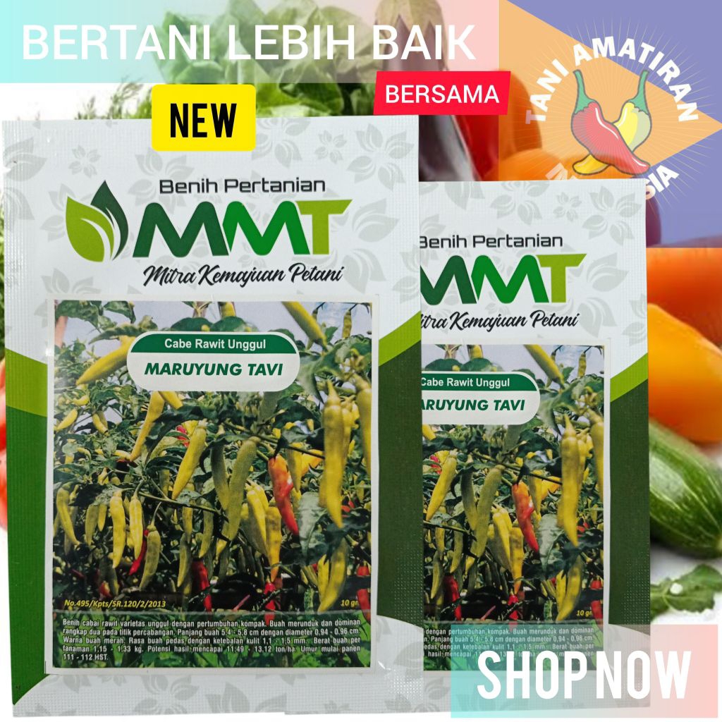 MARUYUNG TAVI Benih Cabai Rawit Terbaru MMT 10gr Original