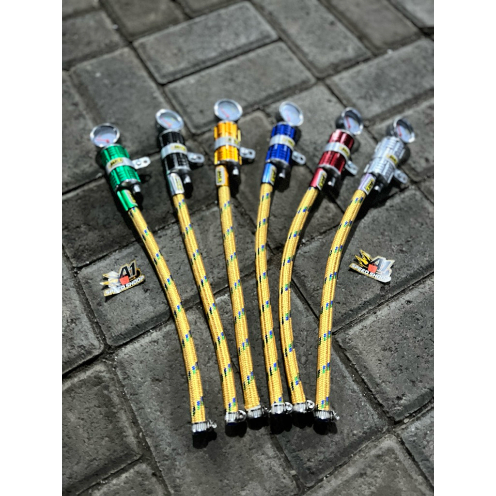 SELANG OLI GARDAN SET TABUNG HAWA CNC INDIKATOR UNIVERSAL