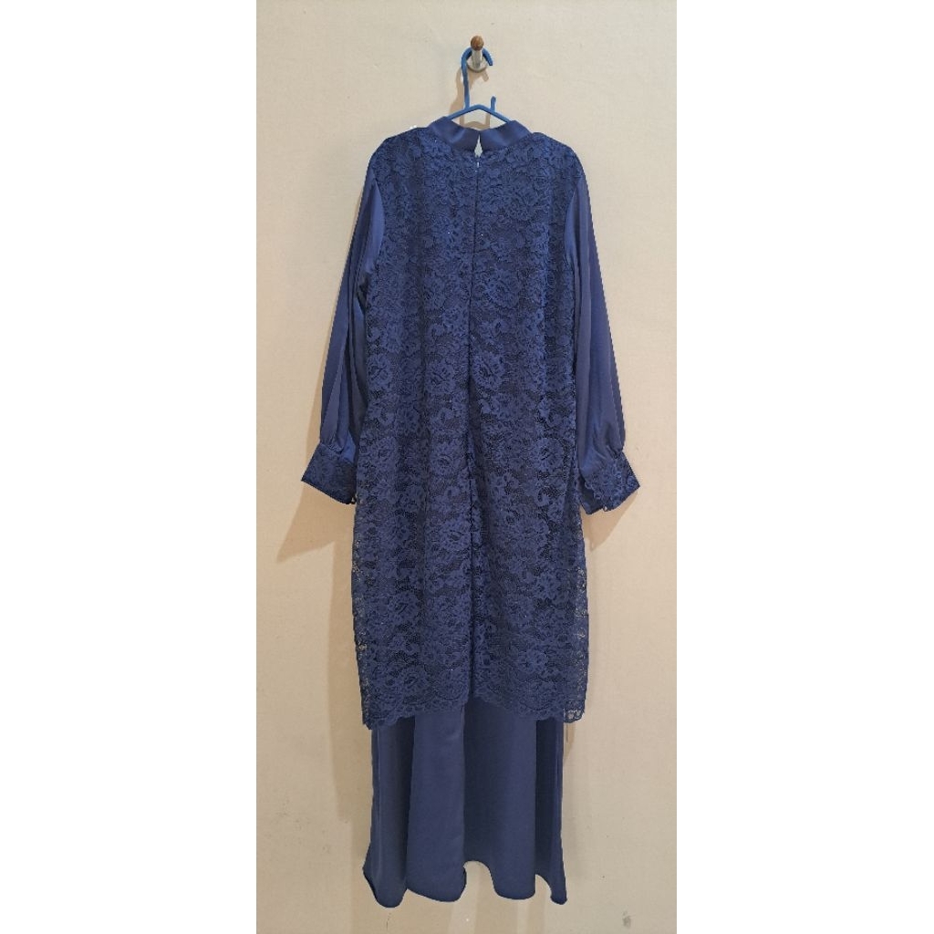Preloved Gaun pesta,bridesmaid,acara formal warna navy