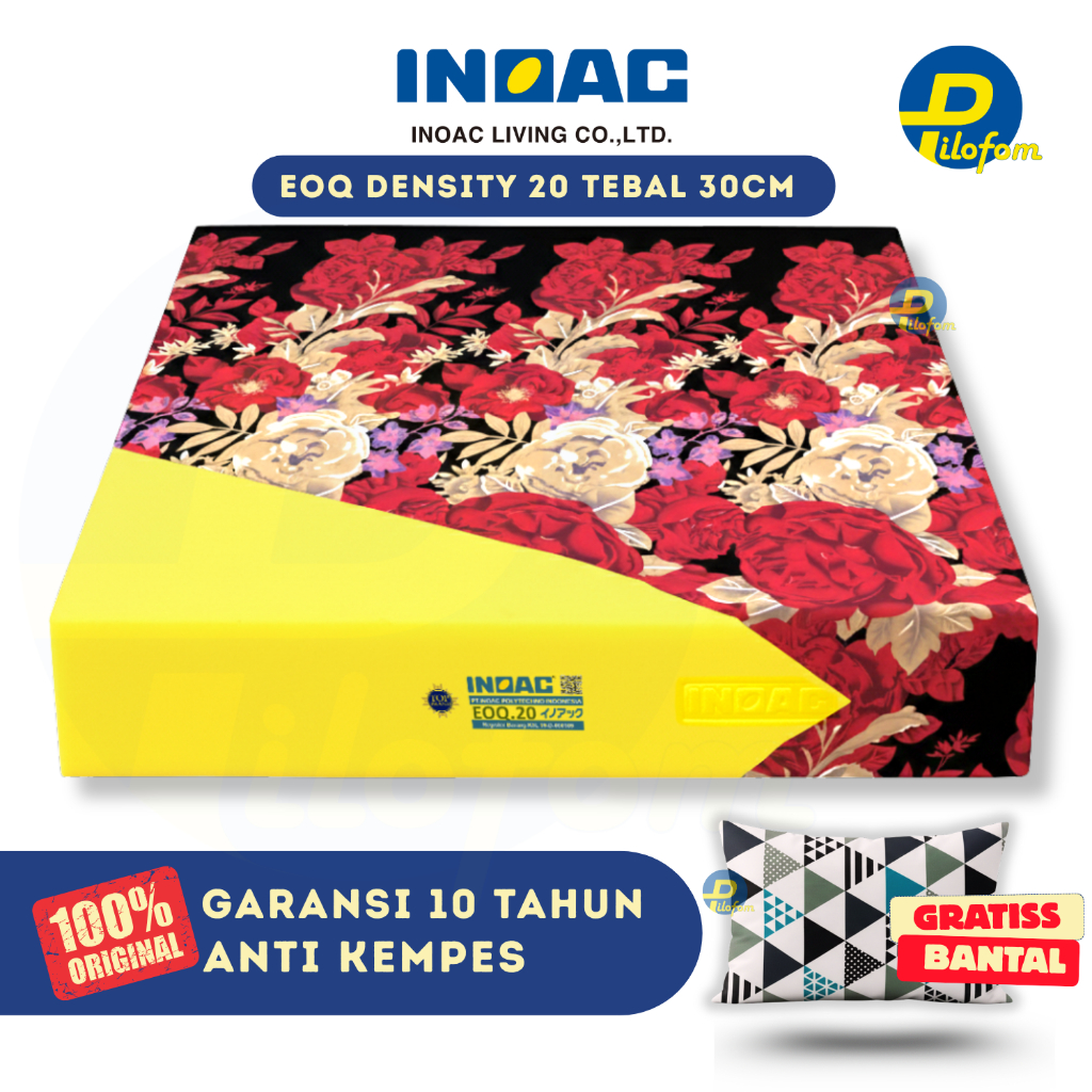 INOAC Tebal 30cm Kasur Busa Matras ASLI ORIGINAL Garansi 10 Tahun