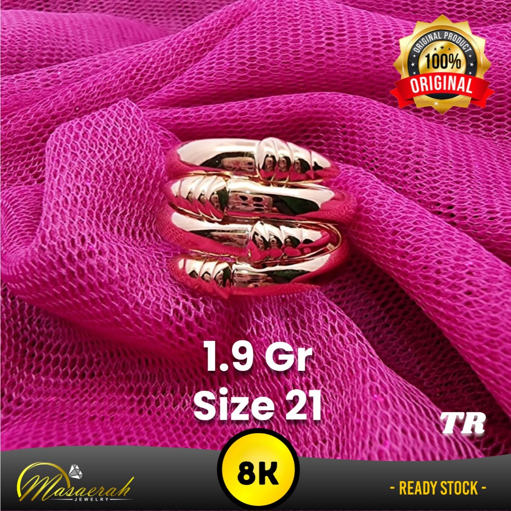 Cincin Emas 8K - Toko Emas Gajah Saerah - 1.9 Gram 2476