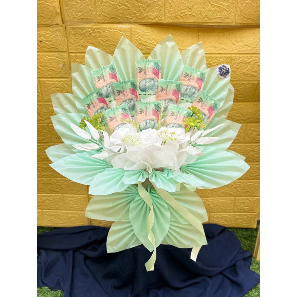 Buket uang 20k 10 lembar