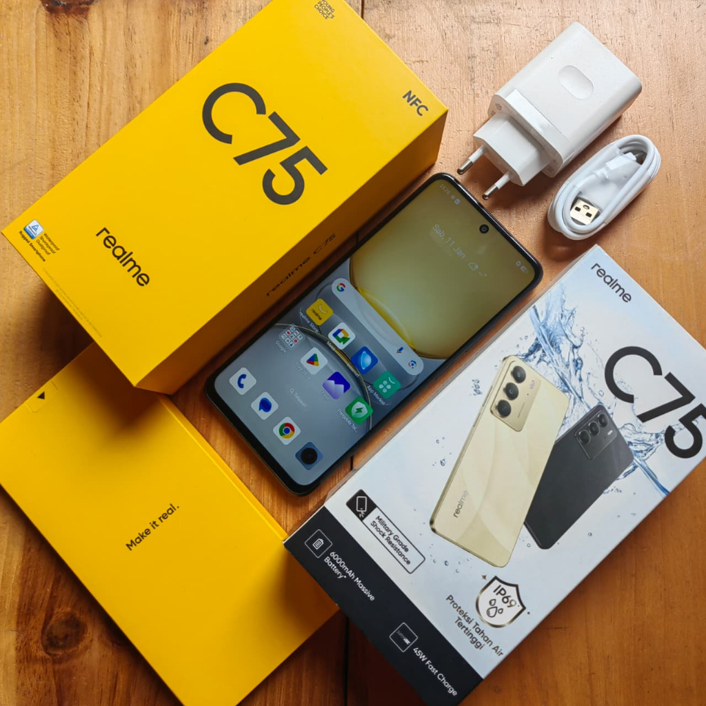 REALME C75 SECOND 8/256GB HANDPHONE SECOND HP SEKEN HP BEKAS HP MURAH