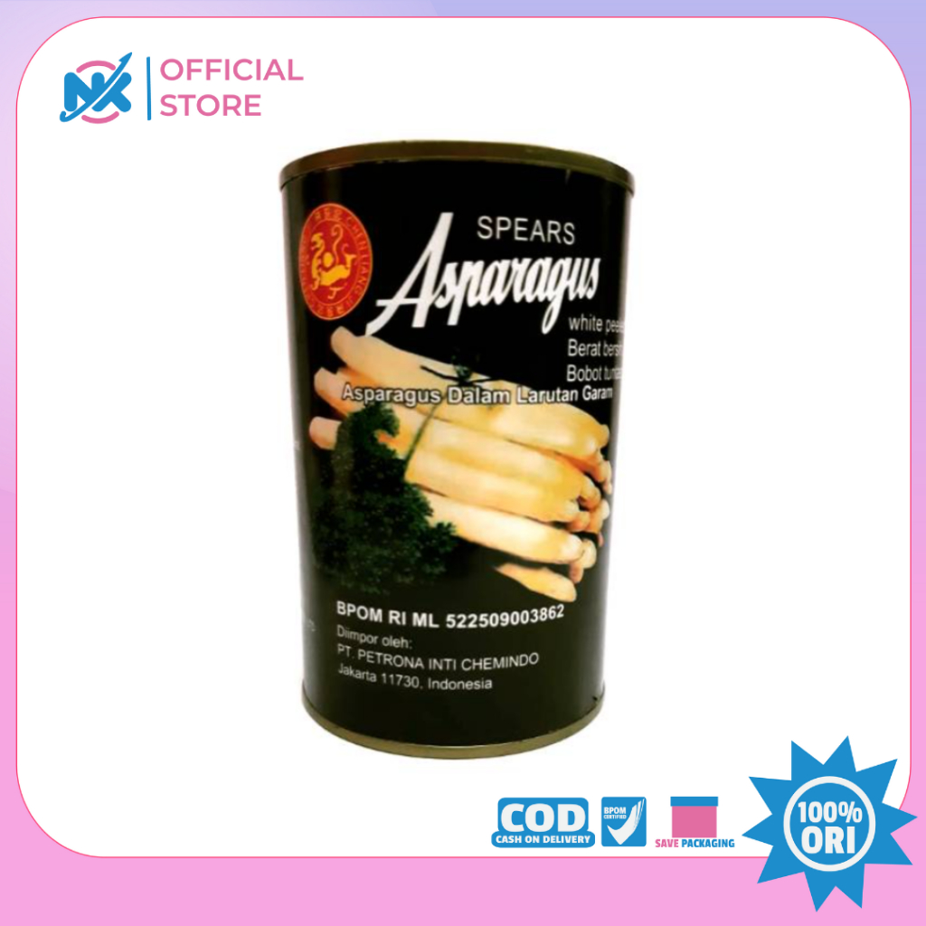 ASPARAGUS CHEN JIANG JI KALENG 430 GRAM MAKANAN SEHAT SAYUR SEHAT INSTAN ENAK MURAH