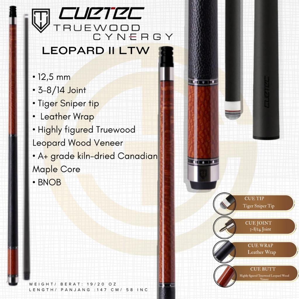 Cuetec Cynergy Truewood Leopard II -  11.8/12.5 LTW
