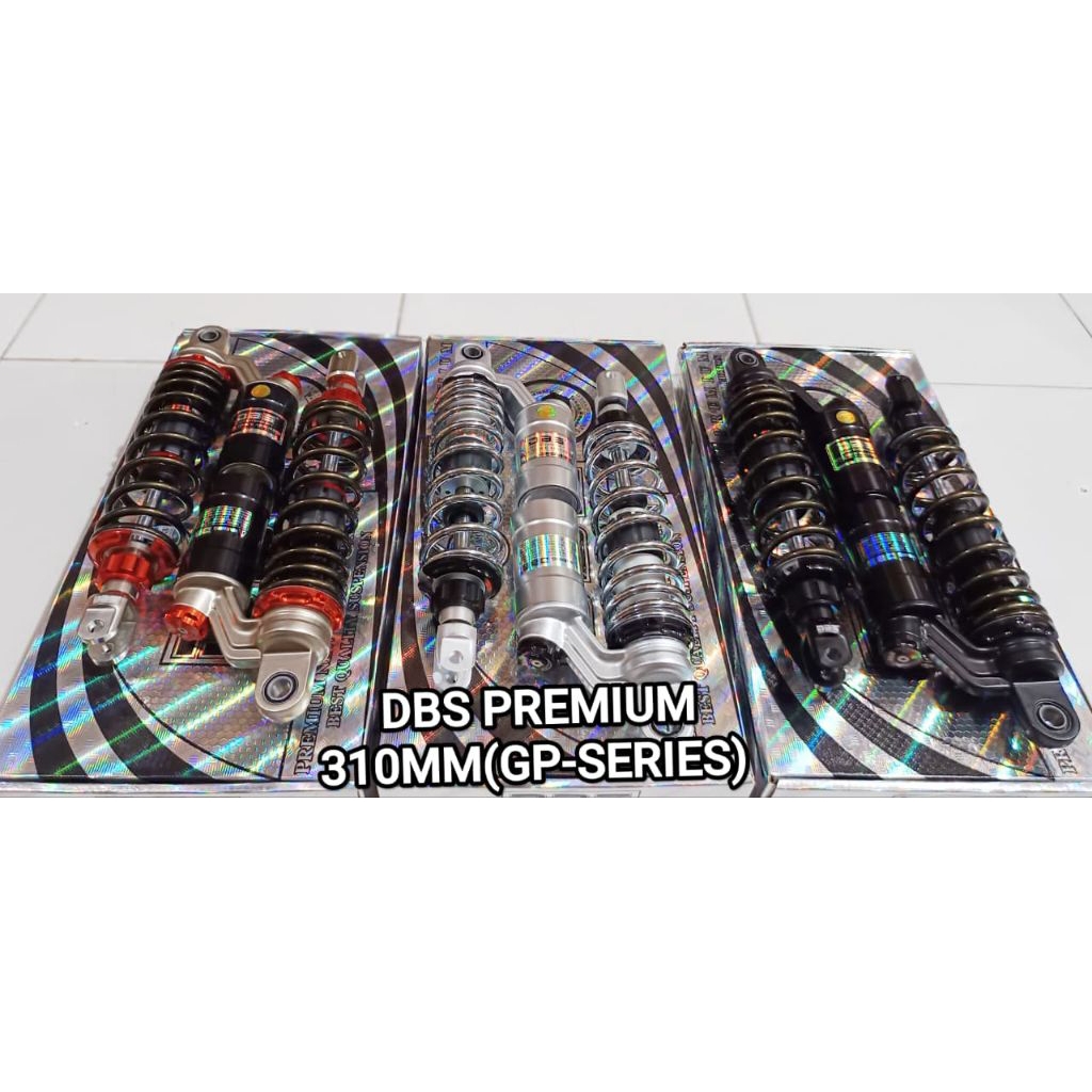 SHOCK BELAKANG TABUNG ATAS DBS PREMIUM GP-SERIES UK*310MM(AEROX/NMAX/PCX)