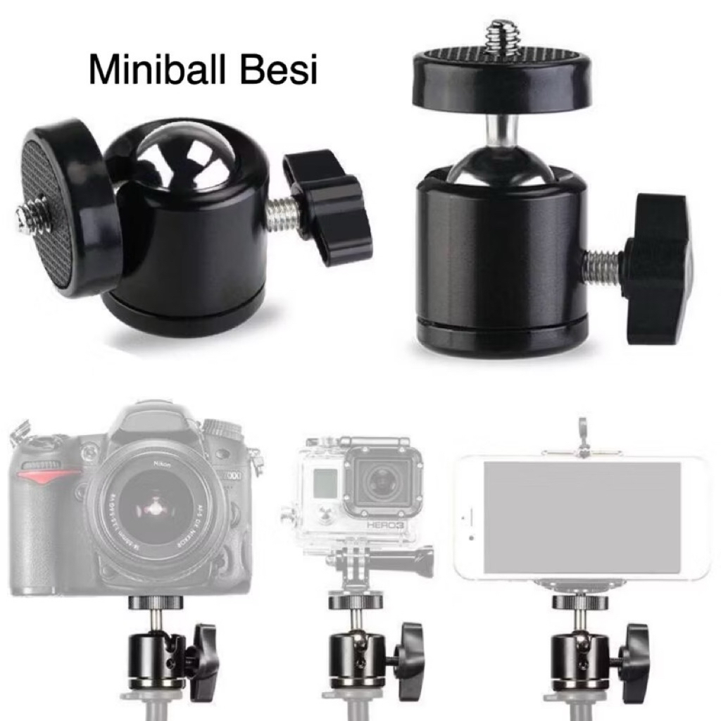 (GROSIRAN) Mini Head Ball Original Full Besi/Bola Bes 360