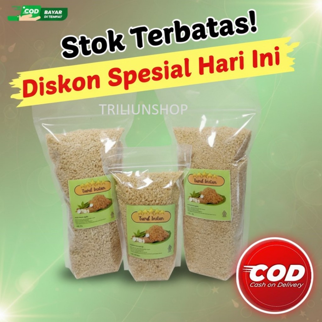 Oyek 1kg - Oyek Organik - Oyek Kebumen - Nasi Tiwul Singkong - Beras Singkong