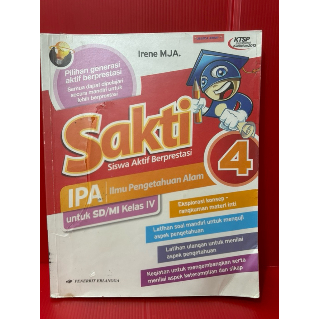 Buku Pelajaran Sekolah Dasar KTSP Berorientasi Kurikulum 2013 - Ilmu Pengetahuan Alam 4 Kelas IV