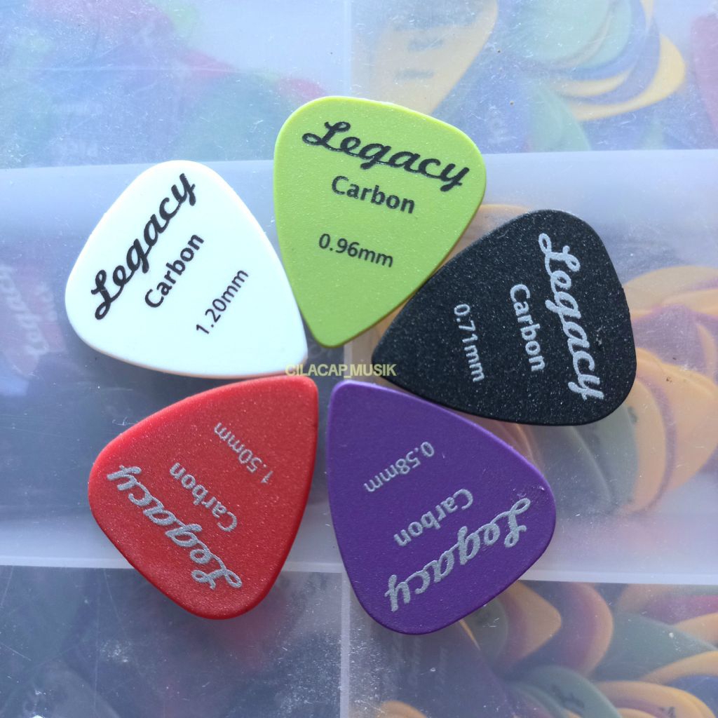 Pick Gitar Akustik Elektrik Pick Gitar Legacy Bahan Carbon