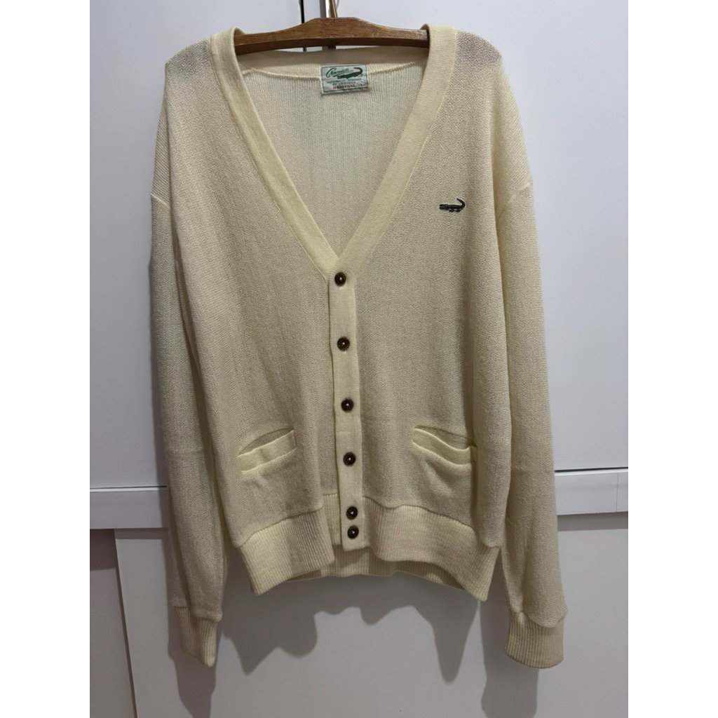 Crocodile Cardigan Rajut Cream Preloved