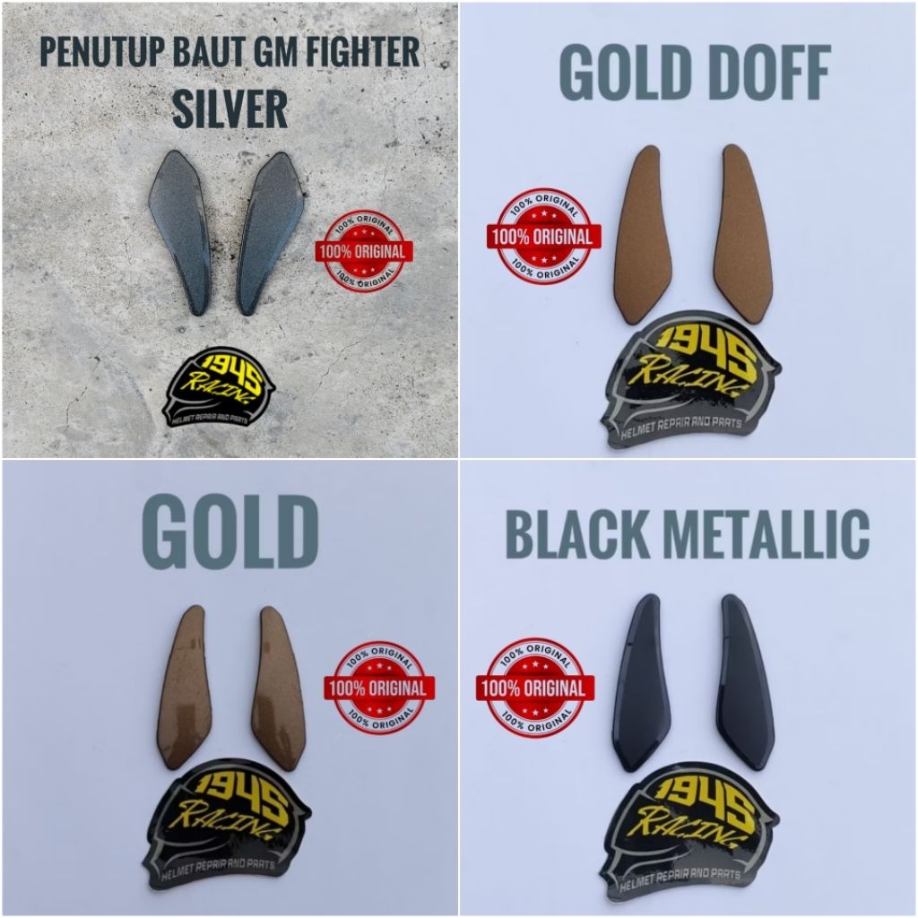 Penutup Baut helm GM Fighter Original 100% / Penutup kupingan helm GM Fighter