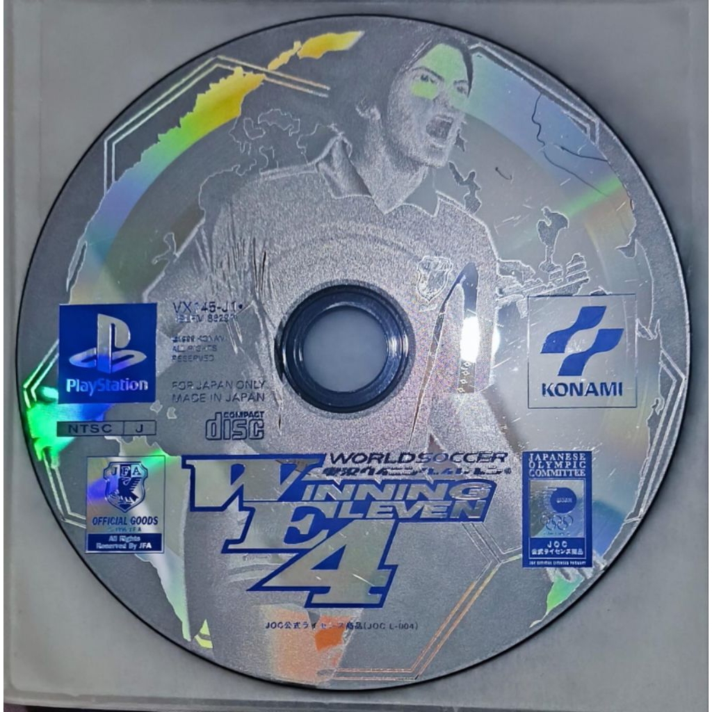 KASET PS1 WINNING ELEVEN 4 ORIGINAL