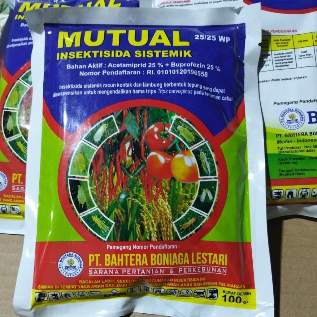 Insektisida Sistemik Mutual 100 gram pembasmi hama trips /kutu kebul