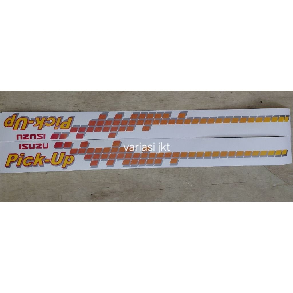 stiker isuzu panther pick up stiker panther pick up panther pick up