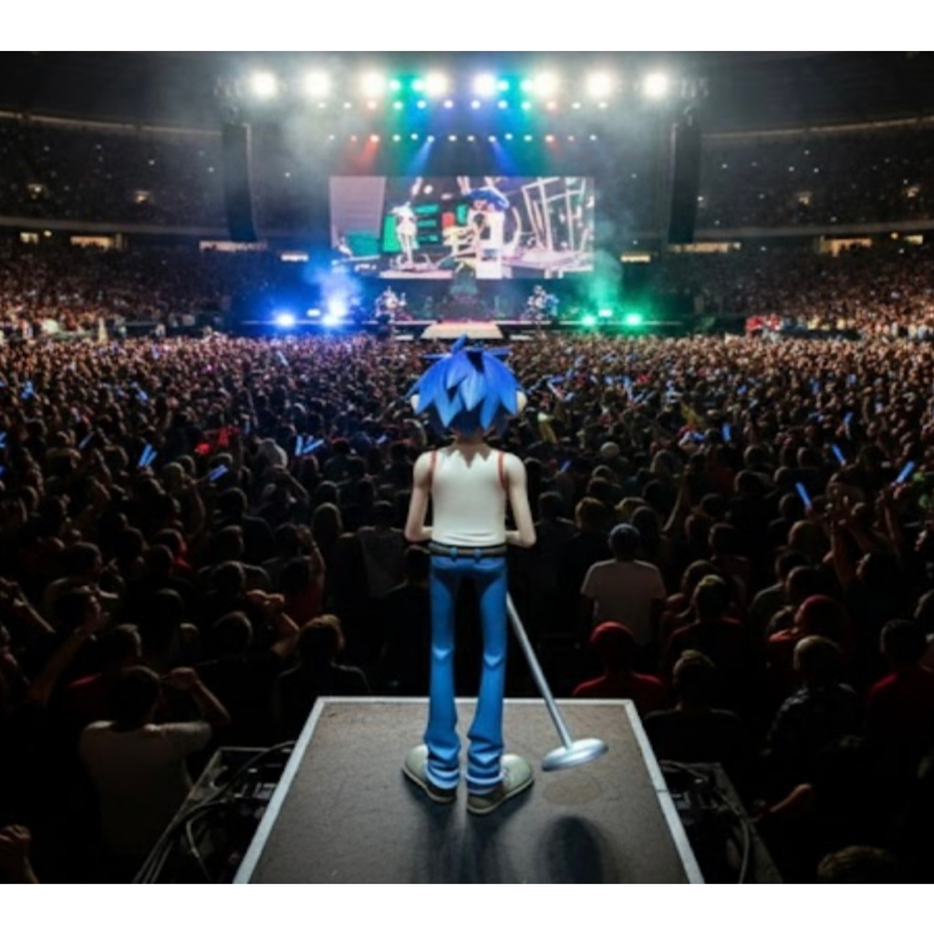 Kidrobot - Gorillaz Vinyl Figure CMYK Edition - 2D