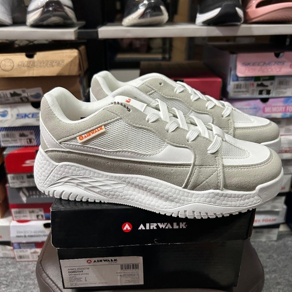 SEPATU SNEAKERS WANITA AIRWALK DOROTHY OFF WHITE