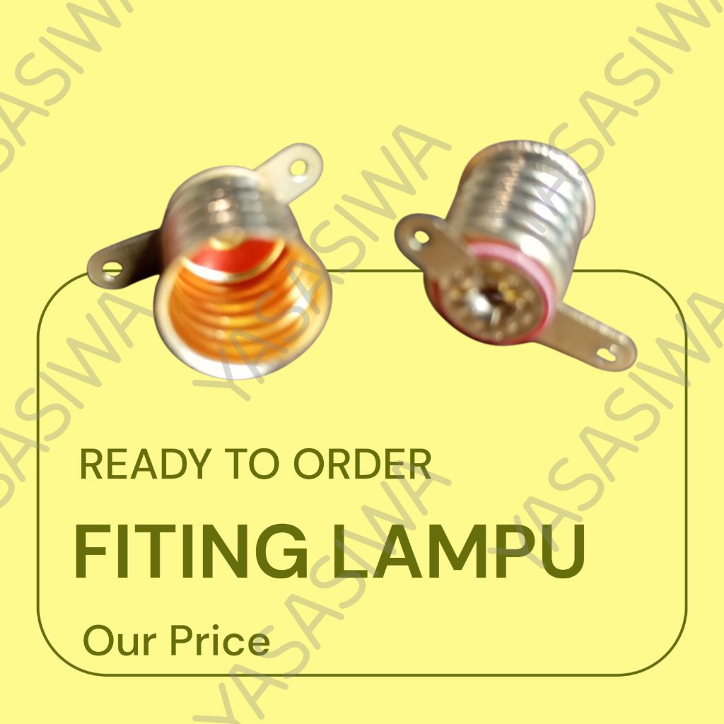 FITING BOHLAM KECIL MUDAH DIPASANG, FITING BOHLAM SENTER JADUL HARGA SATUAN