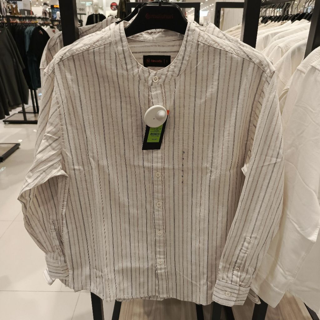Nevada Kemeja Koko lengan panjang Pria Dewasa Size S - XL