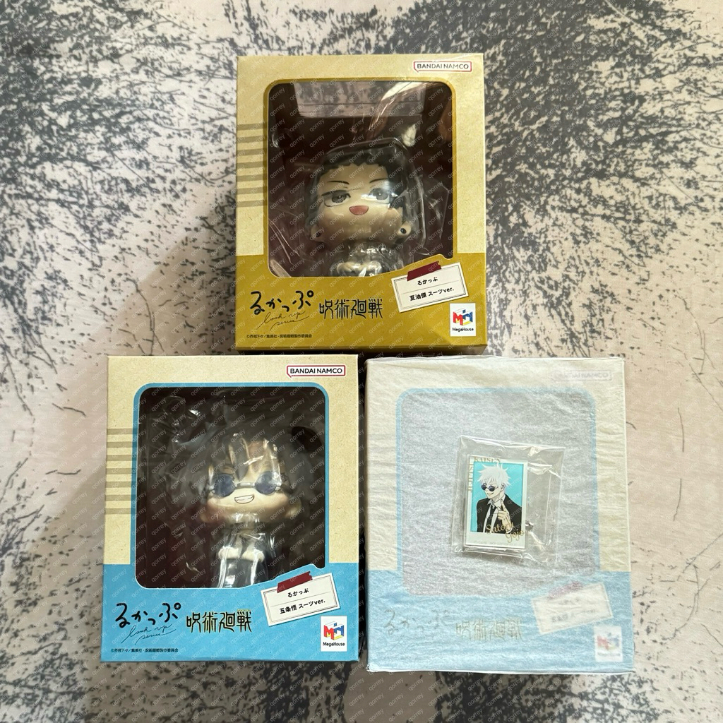 Official Jujutsu Kaisen JJK Lookup Rukappu Figure Gojo Satoru Geto Suguru Suit with Bonus