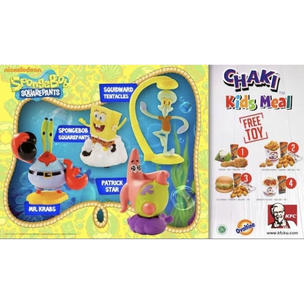 Mr. Krabs - Spongebob Squarepants - Chaki Kids Meal KFC