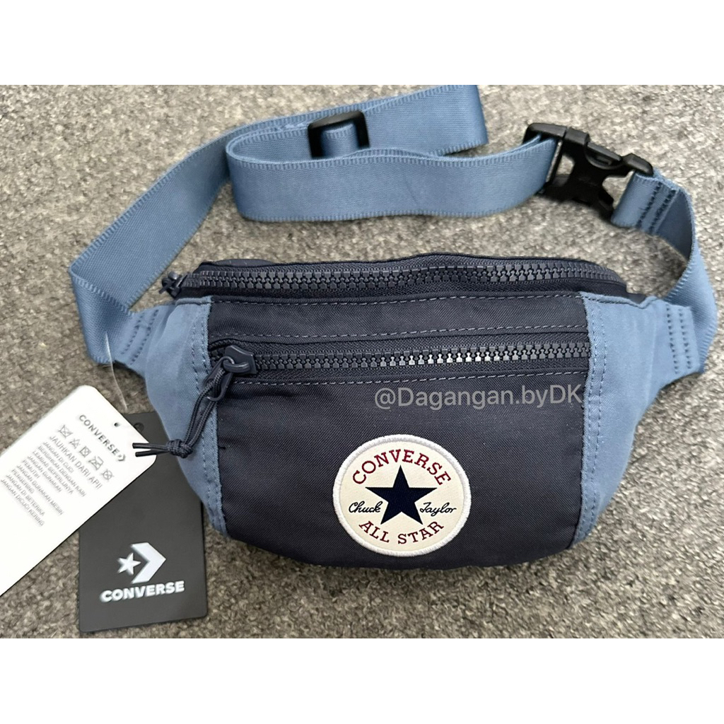 Tas Waistbag Converse Original 100% Dark Navy Blue