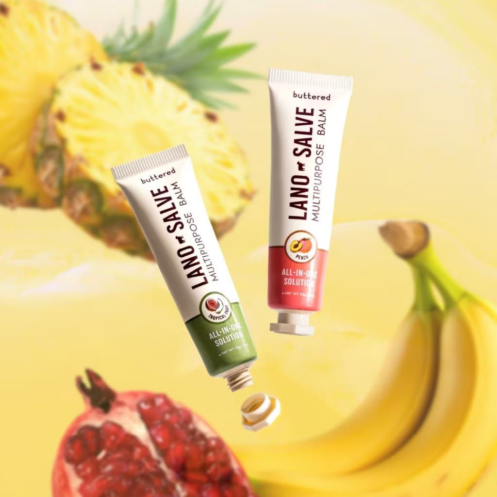 Buttered Lanosalve Balm Multipurpose 10g dengan Lanolin & Vitamin E untuk Melembapkan dan Menenangka