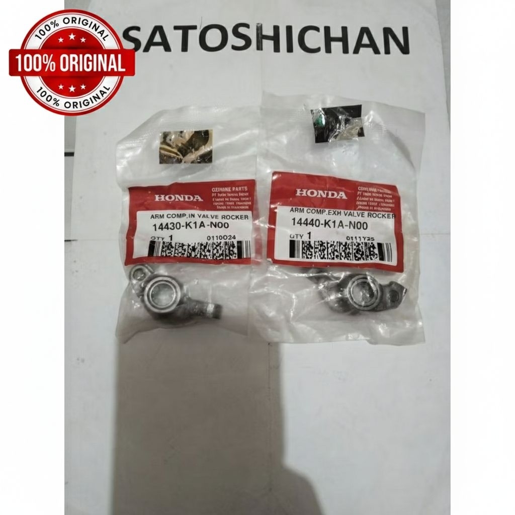 Pelatuk Klep Genio IN+EX 14440-K1A-N00 + 14430-K1A-N00 Original AHM