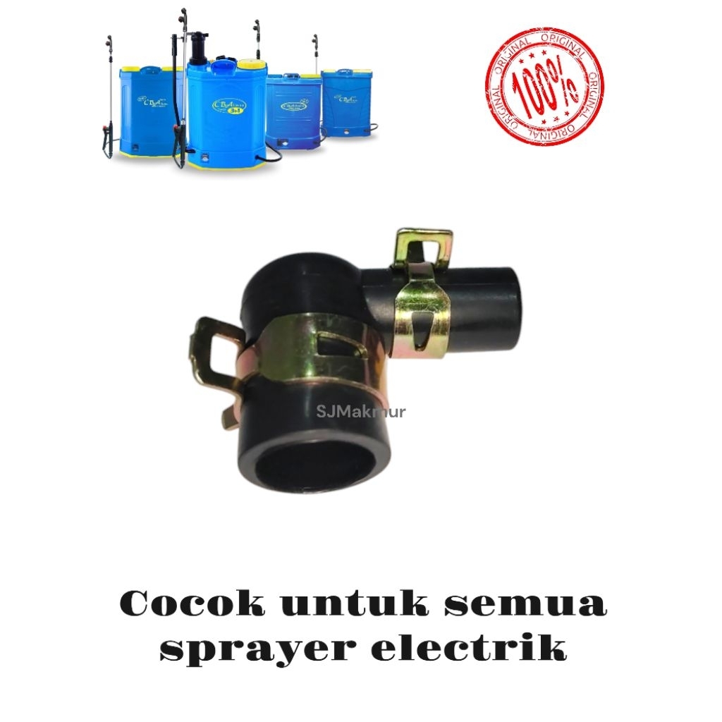 L bow sambungan dinamo sprayer