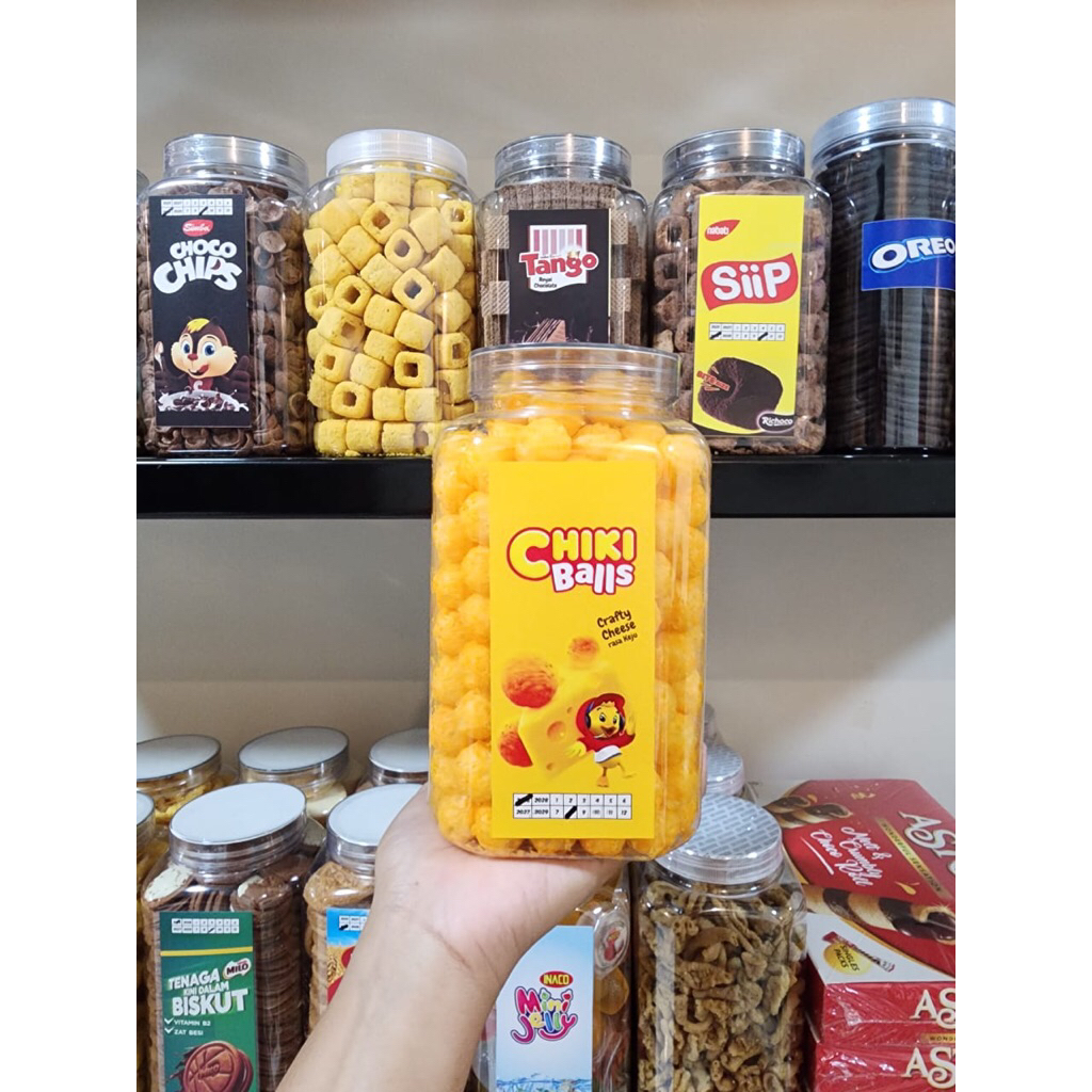 Snack Chiki Balls Crafty Cheese Rasa Keju Original Toples 2 Liter