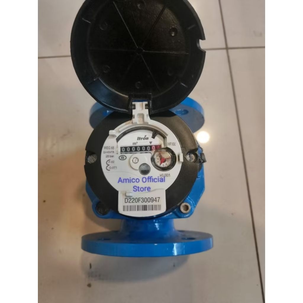 Flow Meter ITRON 2,5 Inch Woltex WEG-65 MURAH / Water Meter ITRON 2-1/2" Inch Woltex WEG-65 / Metera