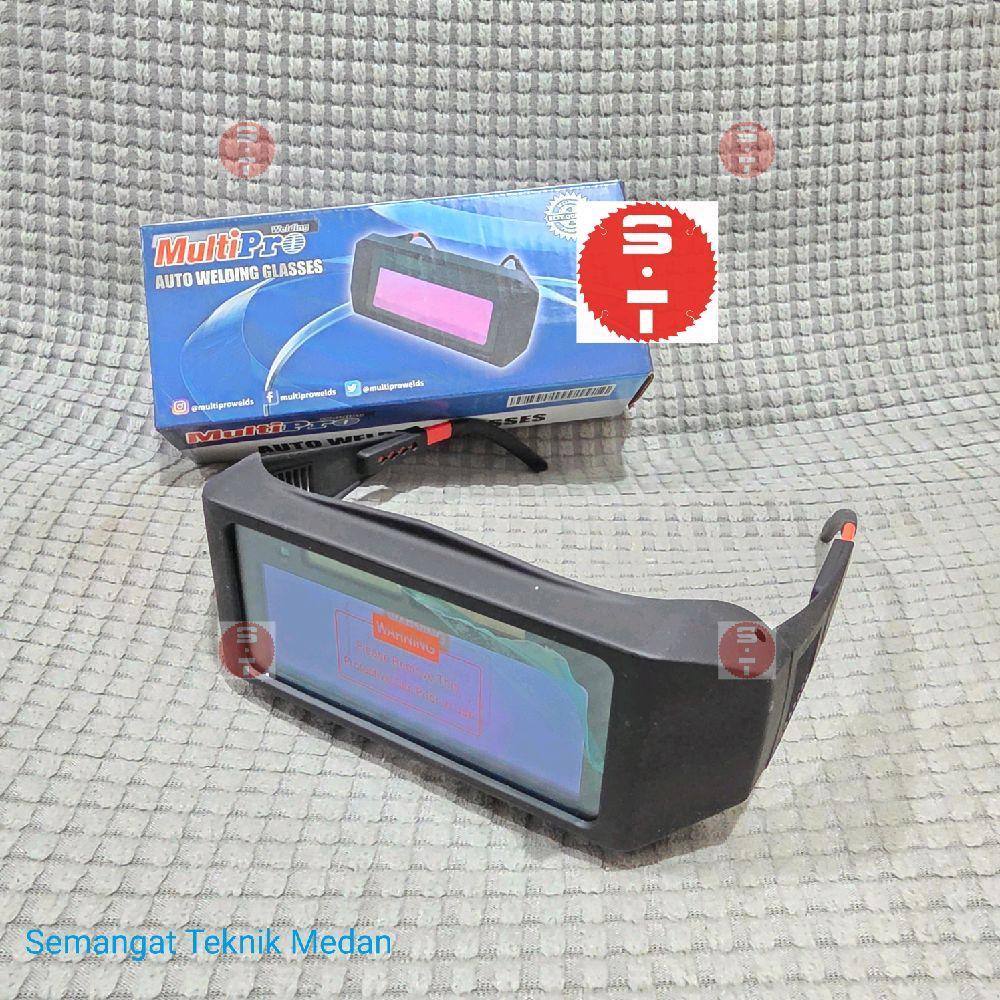 KACAMATA KACA MATA LAS DARK WELDING GOOGLES HITAM 2 FUNGSI AUTO HEAVY DUTY OTOMATIS MULTIPRO