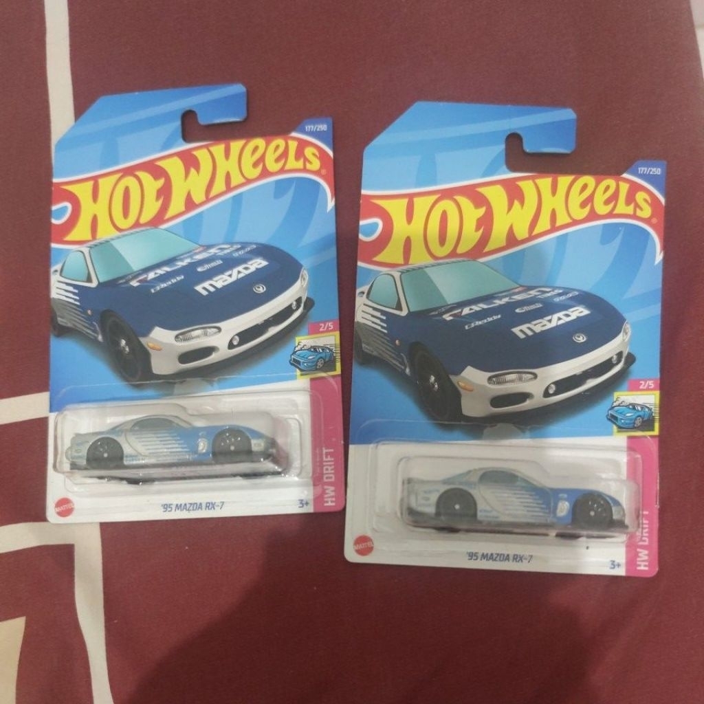 hot wheels 95 mazda rx7 falken
