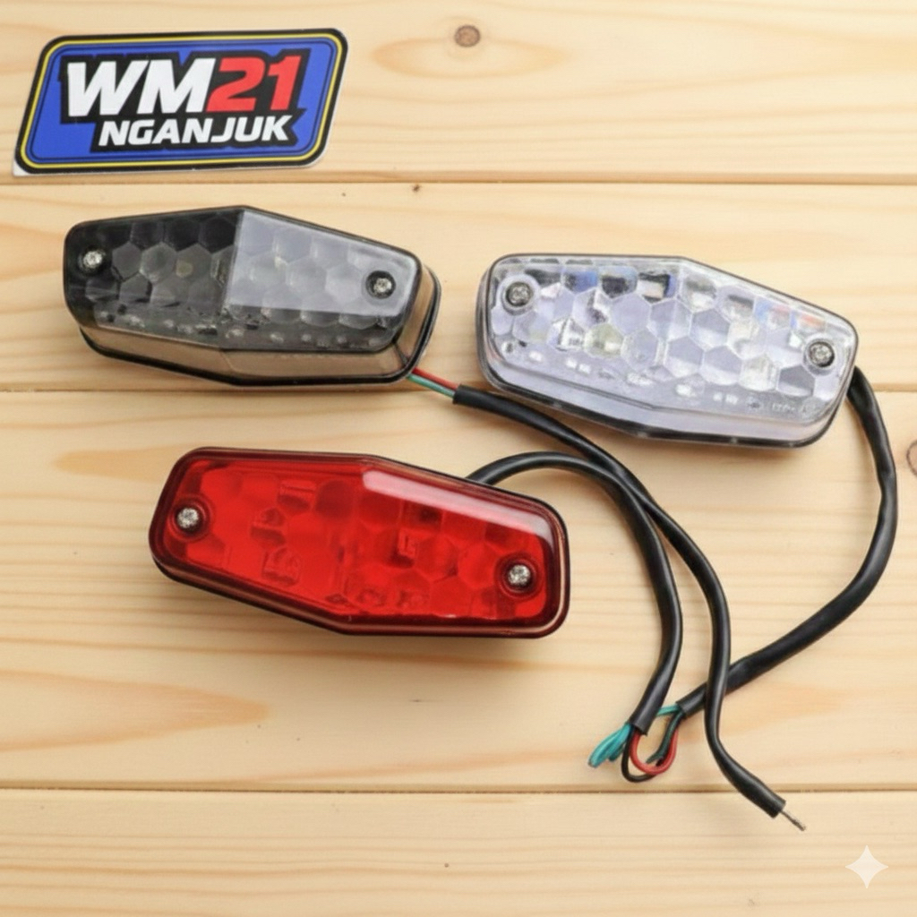 Lampu Stopan CB BSA Sport Day Bohlam - Lampu Belakang Stop Lamp Motor Classic CB100 GL Tiger Megapro