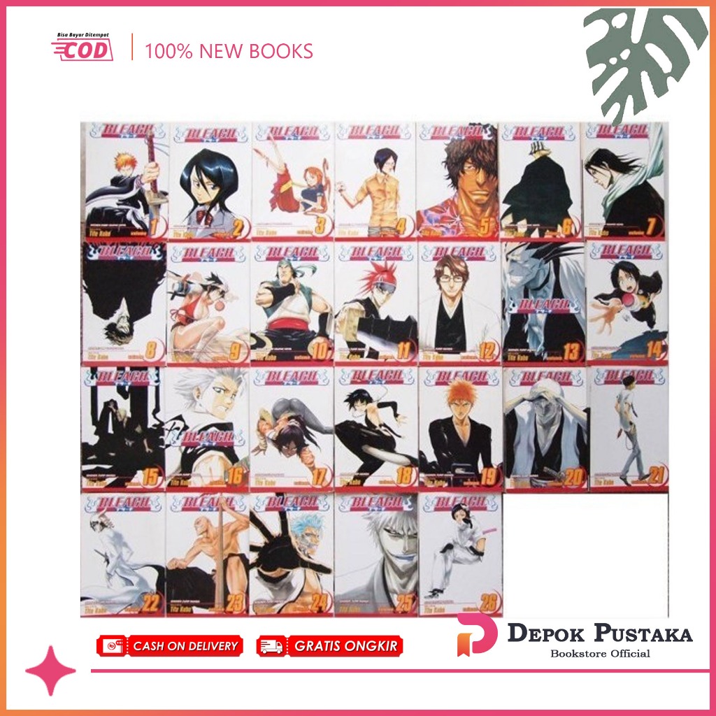 Manga Bleach, 74 Books series (English)