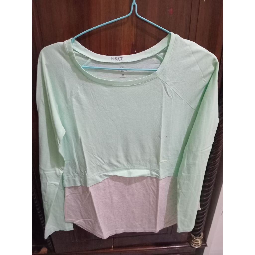 prelov baju kaos justice warna ijo tosca