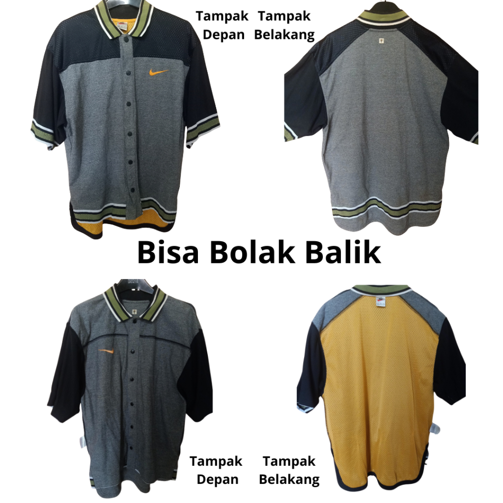 KAOS KERAH NIKE PRIA 90S NIKE JAKET ORI