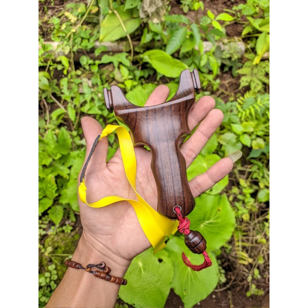 Ketapel darat model TTF kayu sonokeling